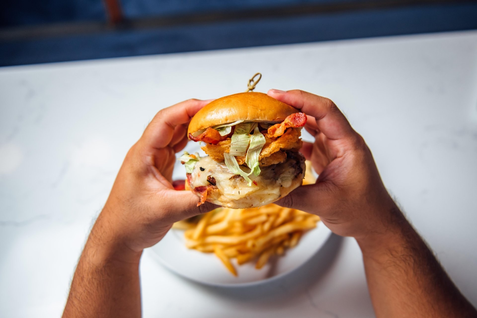 burger from rouj creole